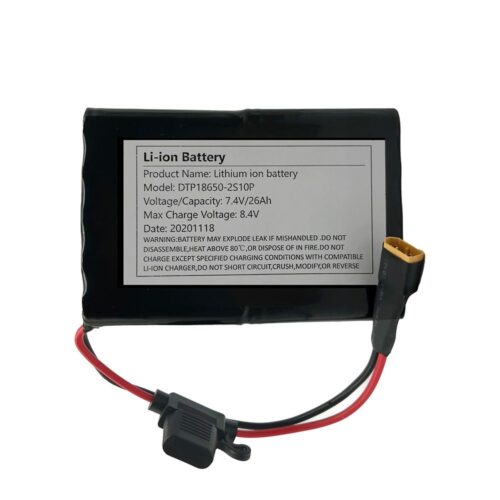 18650-2S10P 7.4V 26Ah 26000mAh rechargeable  lithium ion battery pack