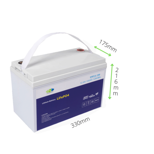 12.8V 100Ah Customized Rechargeable LiFePo4 Battery Pack - Image 2