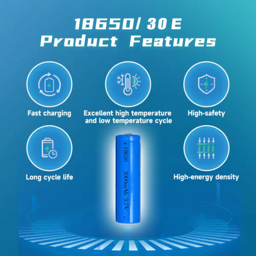 DTP18650-30E 3000mAh rechargeable 18650 battery cell manufacturer direct price - Image 2