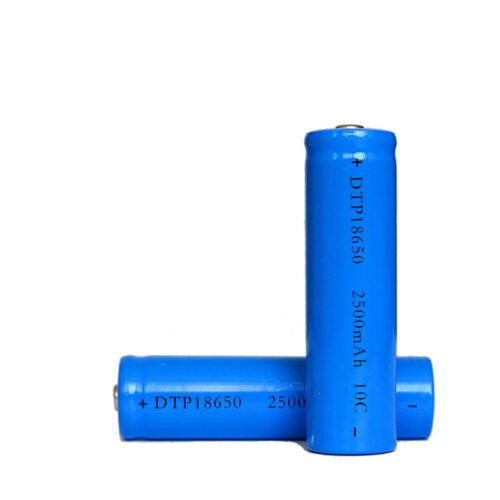 DTP18650 2500mAh 10C discharge rate rechargeable battery cell manufacturer direct price