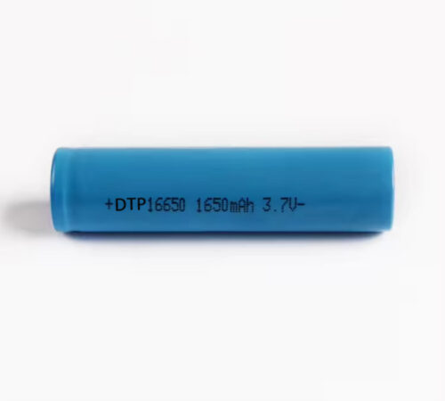 Cylindrical lithium ion rechargeable 16650 3.7v 1650mah li-ion battery